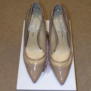 Size 10 Jessica Simpson Nude Pumps NIB